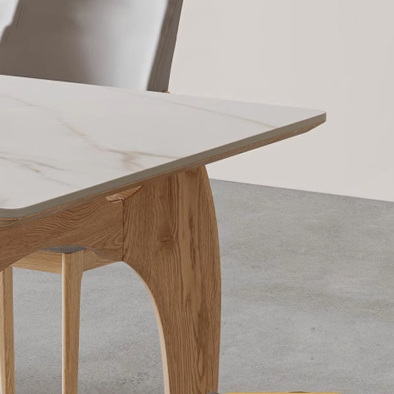 Animoe D Furniture Wood color ash wood small rectangular dining